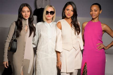 Zoe Saldana, Eiza González and Naomi Watts at Fendi 